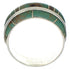 Southwestern Turquoise Inlay Ring Size 5-1/2 EX41942